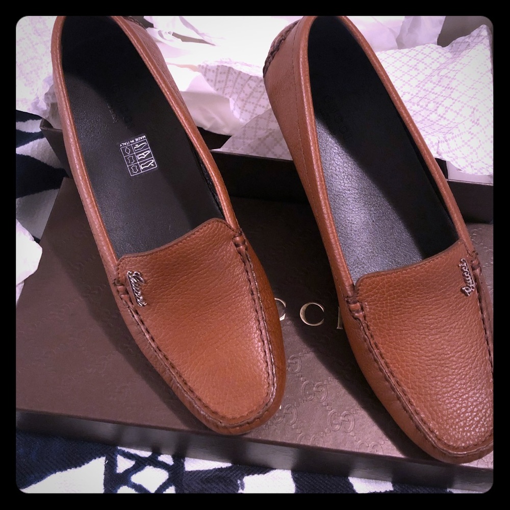 Gucci loafers brown 38 NWT